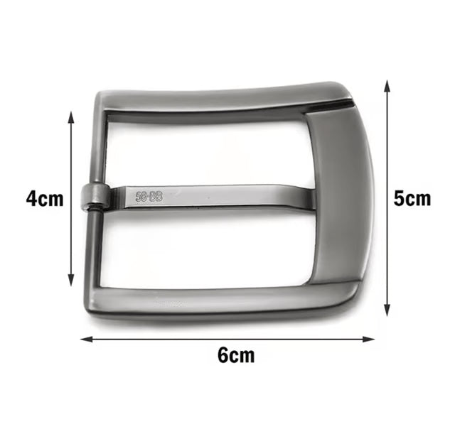 SteelLock Mens Belt Buckle 40mm Zinc Alloy Casual Style
