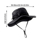 Wide Brim Sun Hat UV Protection Breathable Bucket Cap For Hiking Camping Fishing Outdoor Sun Protection Hats For Men Women