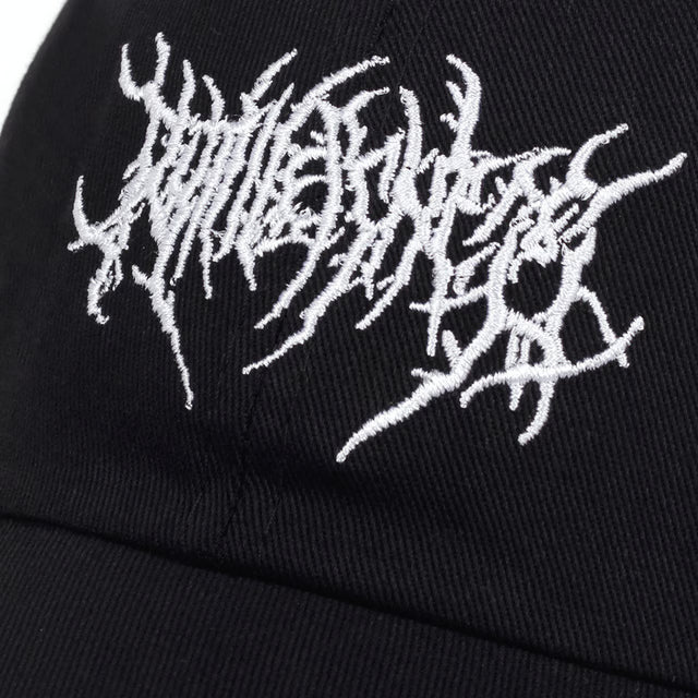 Cotton Fashion Embroidery Frauen Baseball Cap, Gothic Street Punk Black Sports Caps, Hip Hop Snapback Dad Hats Men Women