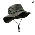 Wide Brim Sun Hat UV Protection Breathable Bucket Cap For Hiking Camping Fishing Outdoor Sun Protection Hats For Men Women