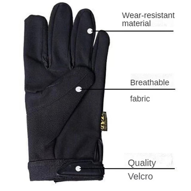 Tactical Military Gloves Durable Outdoor Work, Hiking Motorcycle Gloves with Non-Slip Grip, Wear-Resistant Design